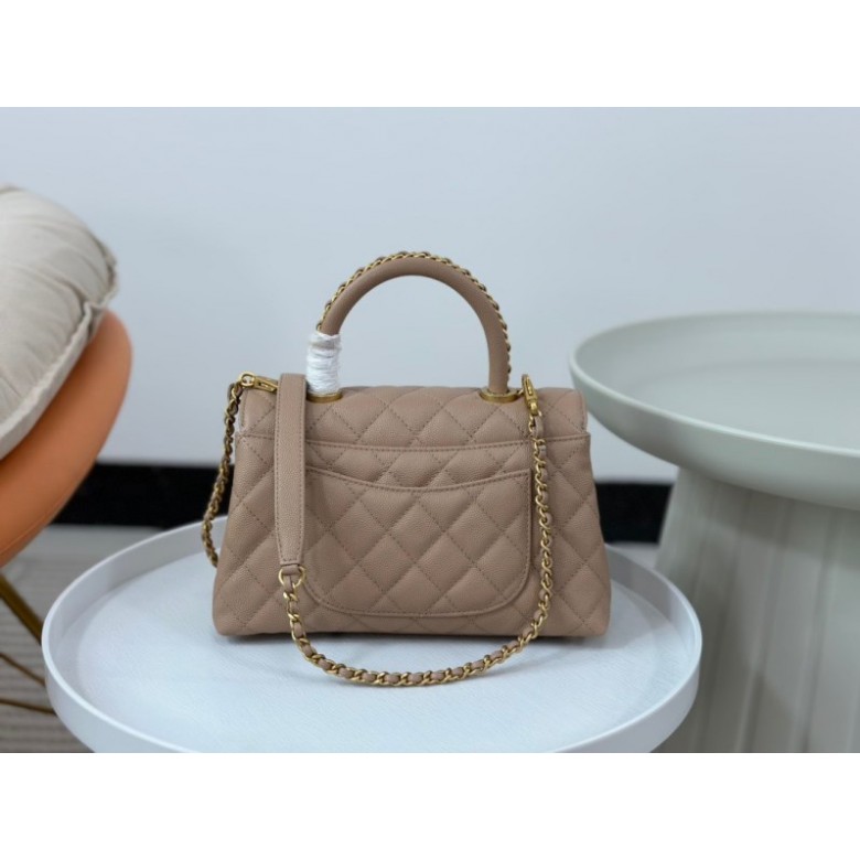 Chanel Coco Handle Brown Large Caviar Bag – FamousTopCopy