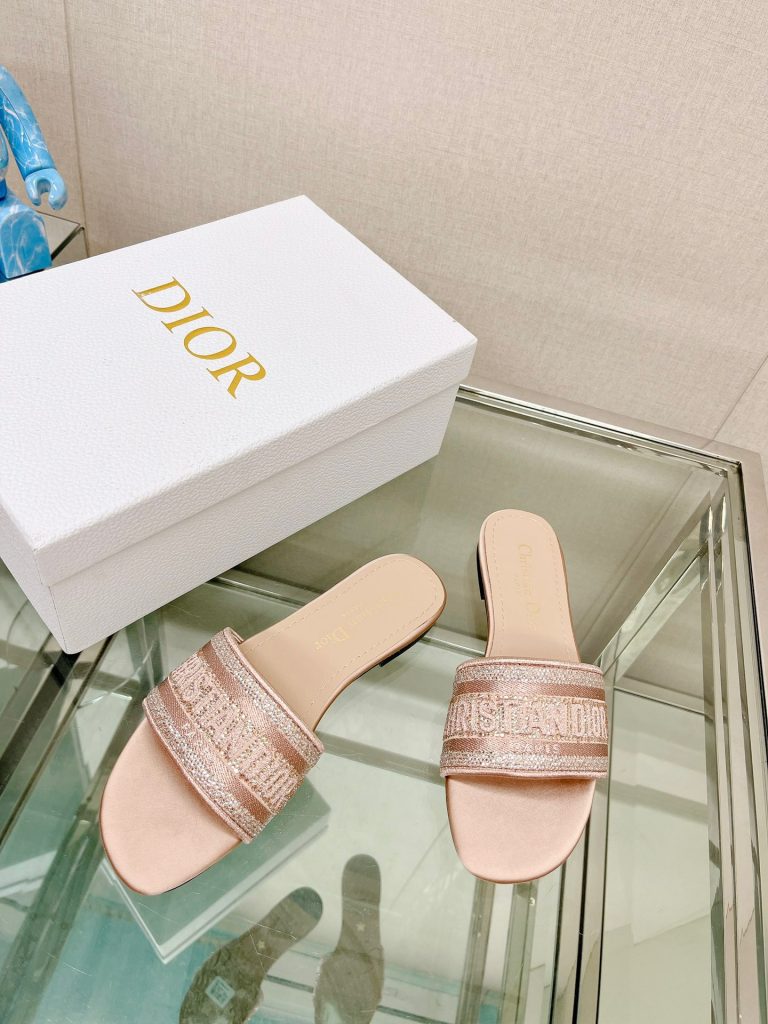 DIOR Dway embroidered sandals for women