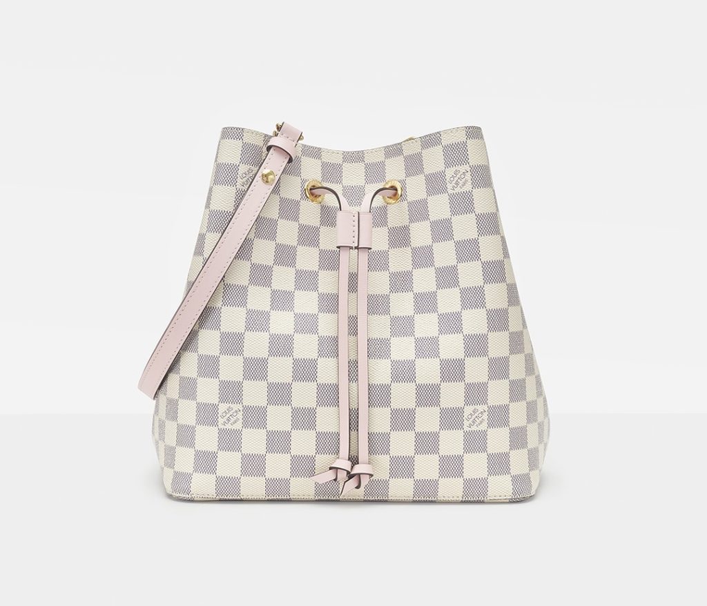 Louis Vuitton White Checkerboard NÉONOÉ Bag