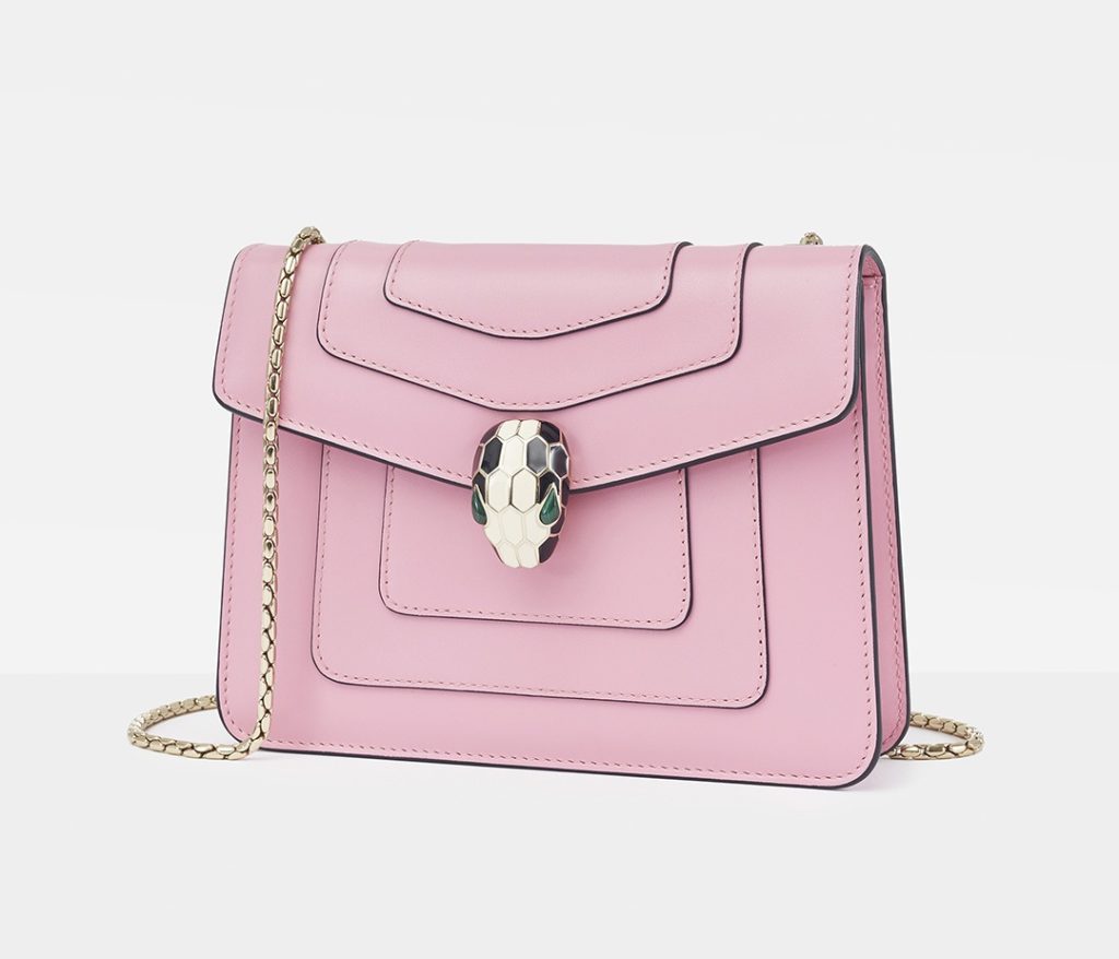 BVLGARI Pink Serpenti Forever Crossbody Bag