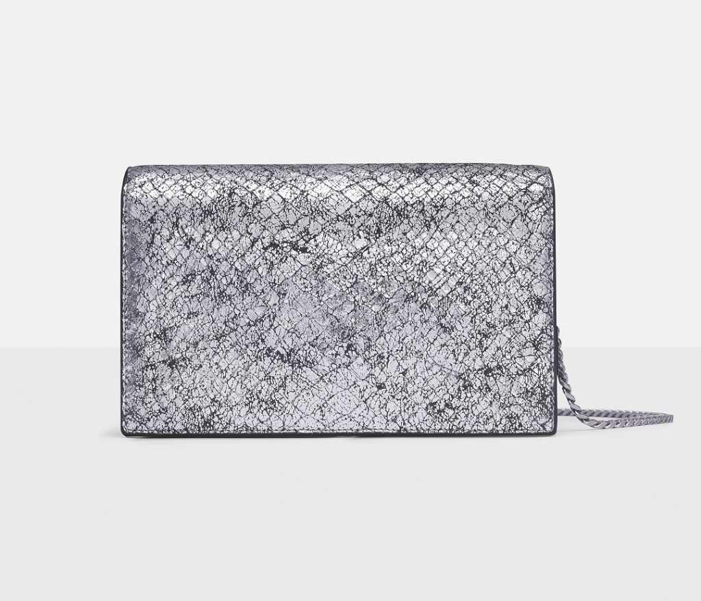 Saint Laurent KATE Silver Chain Bag