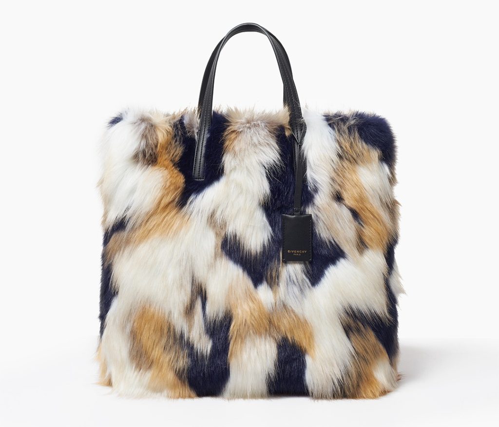 Givenchy fur double-sided tote bag