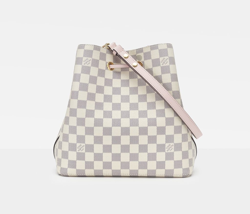 Louis Vuitton White Checkerboard NÉONOÉ Bag