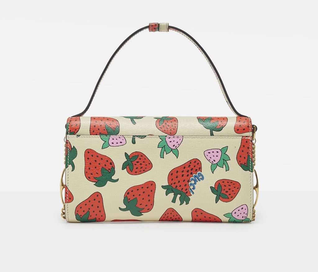 Gucci Strawberry Print Zumi Bag