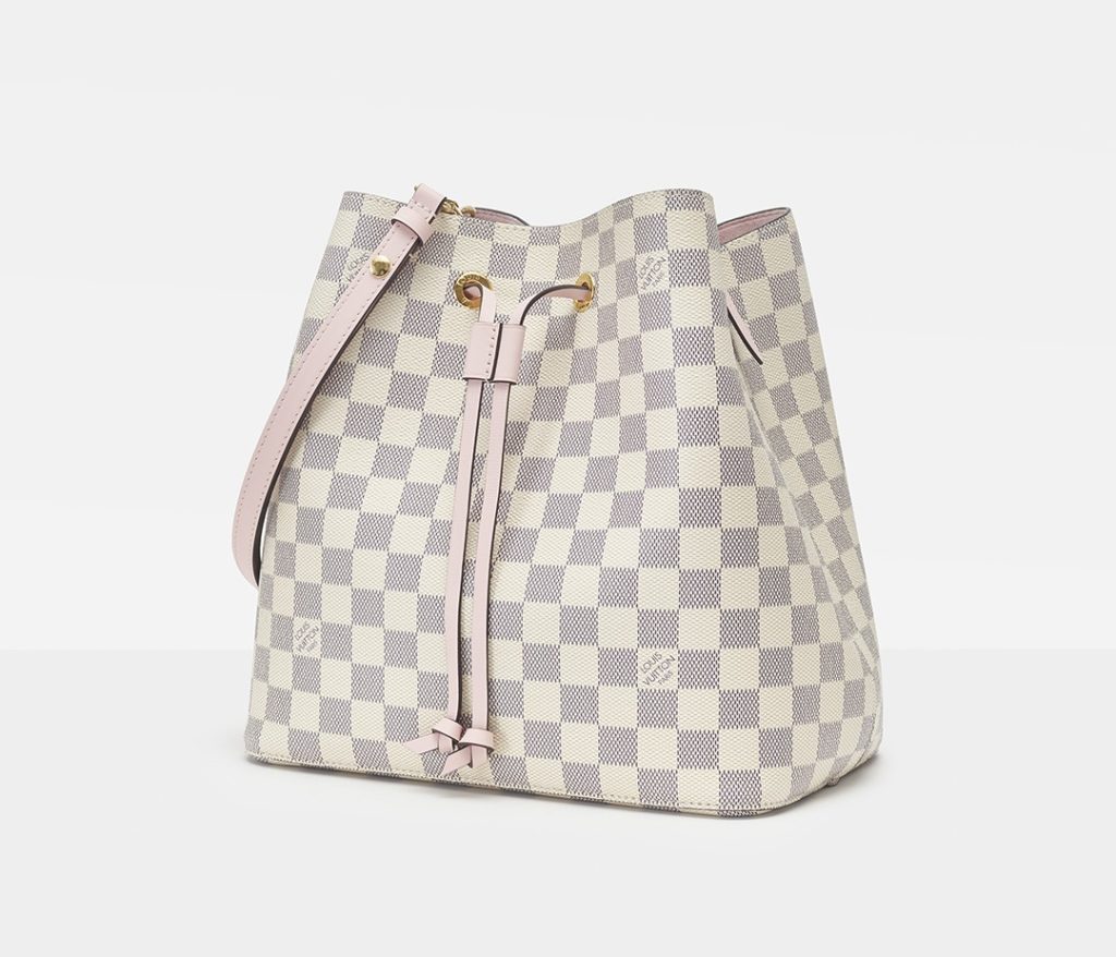 Louis Vuitton White Checkerboard NÉONOÉ Bag