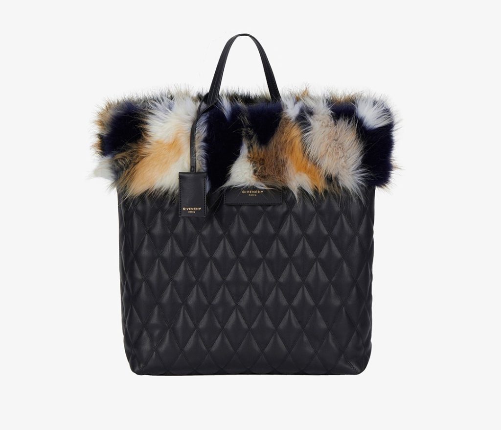 Givenchy fur double-sided tote bag