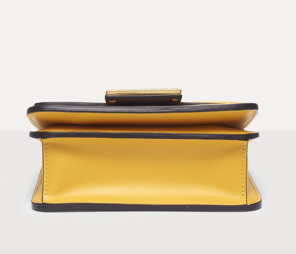 FENDI Yellow FAB Shoulder Bag