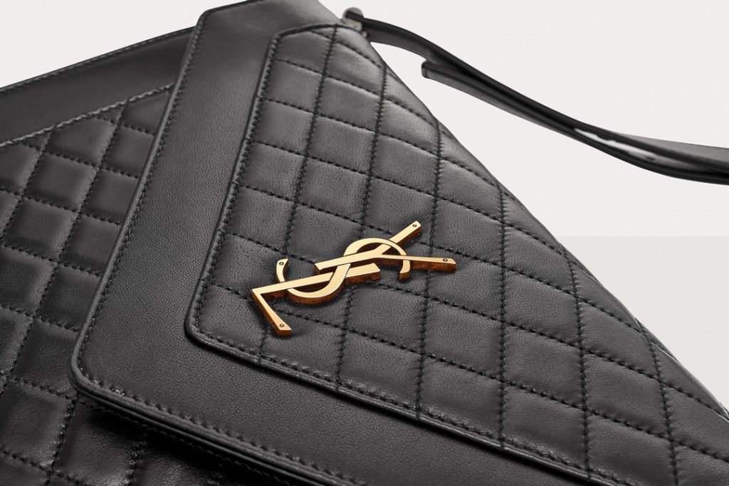 Saint Laurent Black Quilted Gaby Shoulder Bag