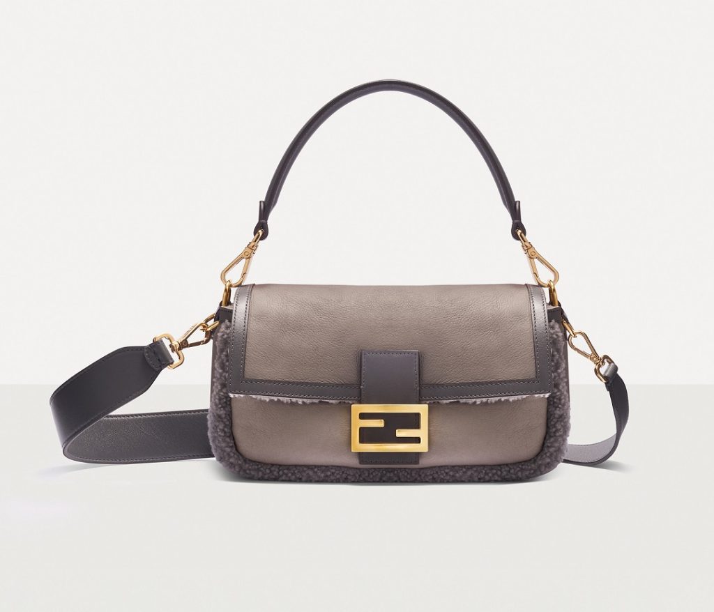 Fendi Baguette Medium Sheepskin Handbag