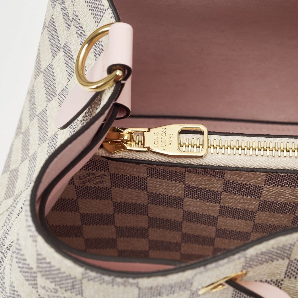 Louis Vuitton White Checkerboard NÉONOÉ Bag