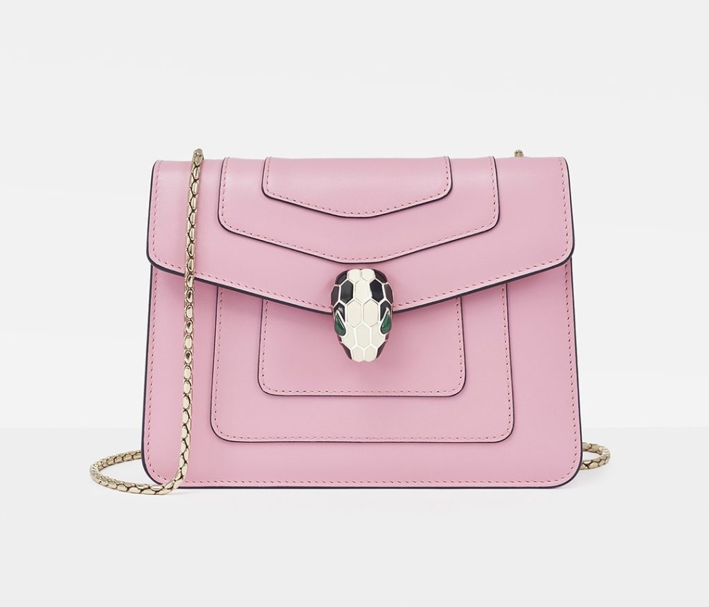 BVLGARI Pink Serpenti Forever Crossbody Bag