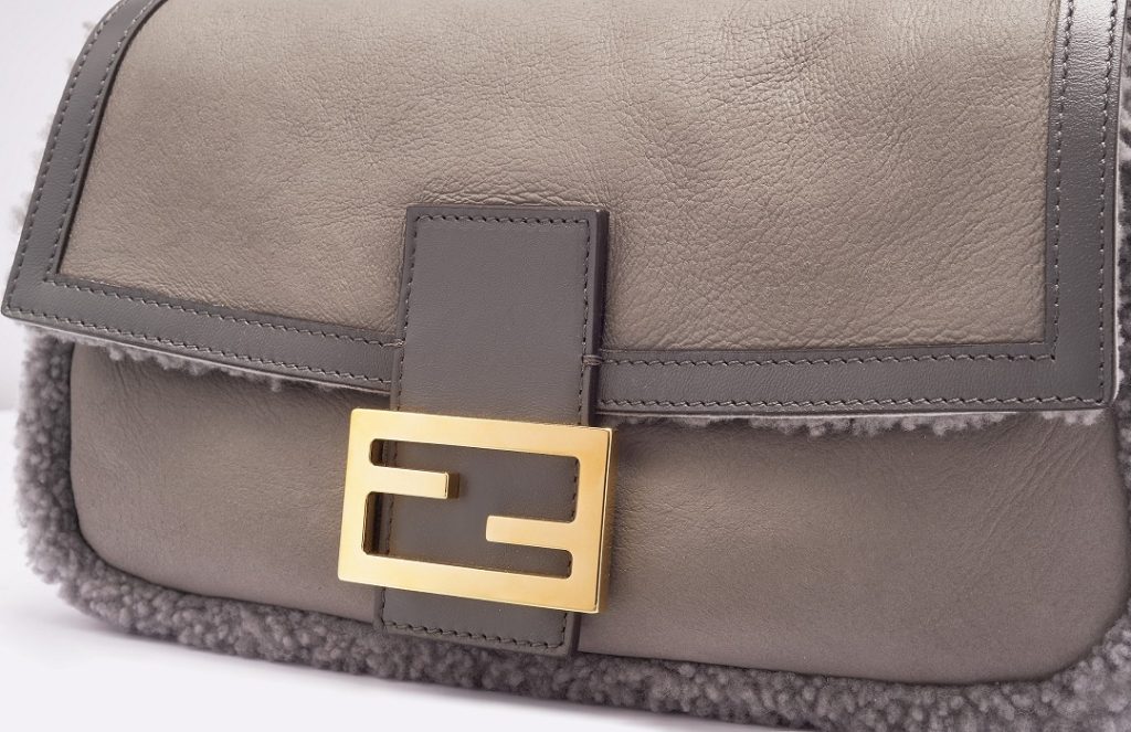 Fendi Baguette Medium Sheepskin Handbag