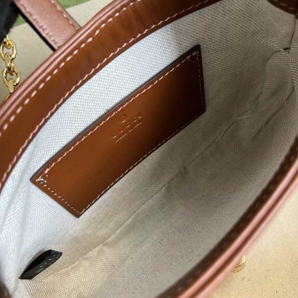 GUCCI Mini Jackie 1961 Gg Canvas Bag