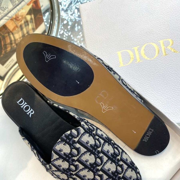 Dior monogram flat