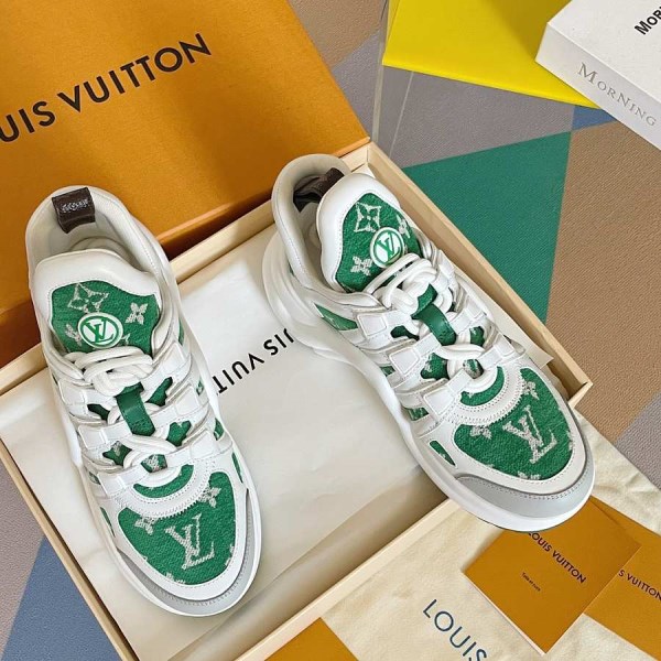 Louis Vuitton green sneaker