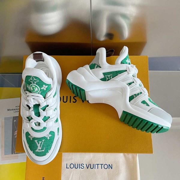 Louis Vuitton green sneaker