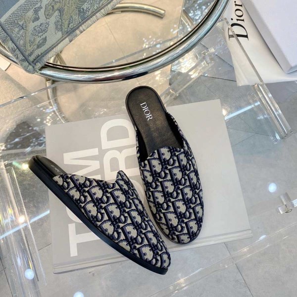 Dior monogram flat