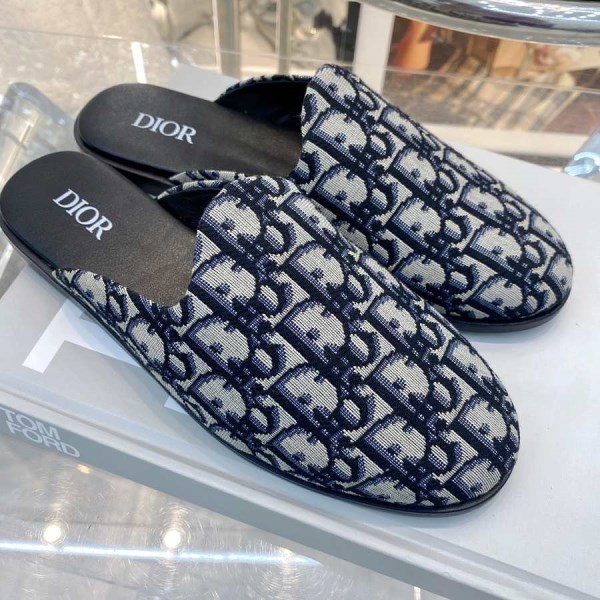 Dior monogram flat