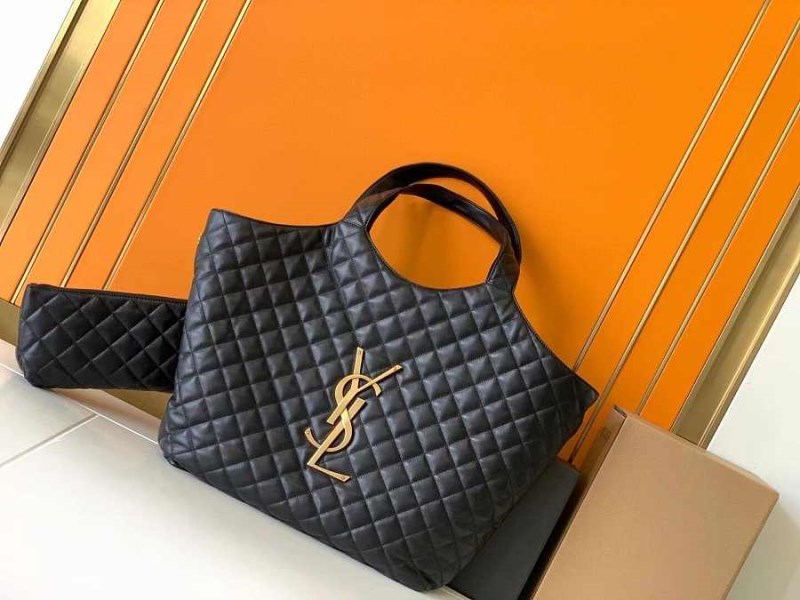 YSL Icare Maxi Shopping Lambskin Bag