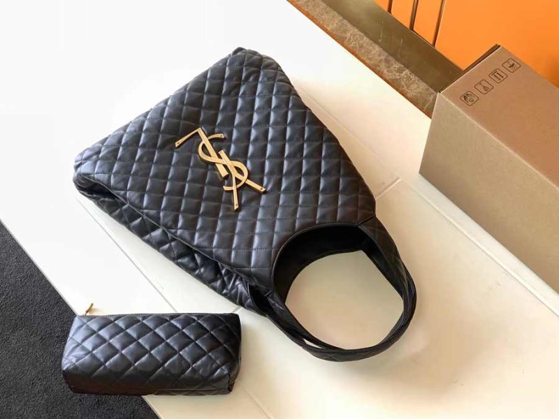 YSL Icare Maxi Shopping Lambskin Bag