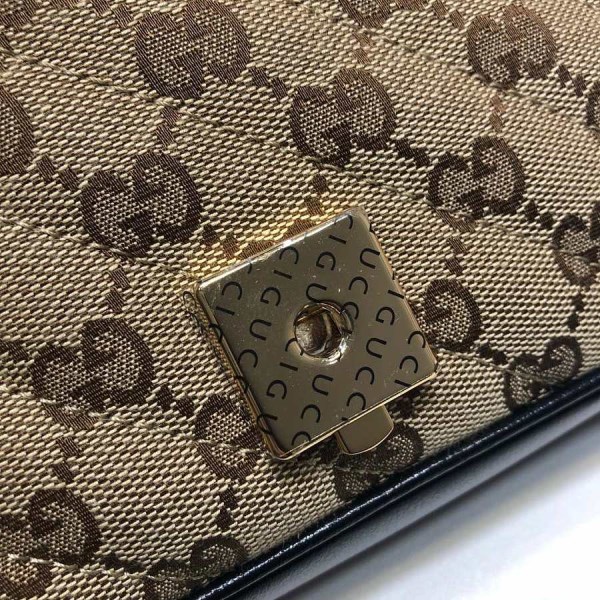 Gucci GG Marmont Mini Matelassé Black Shoulder Bag